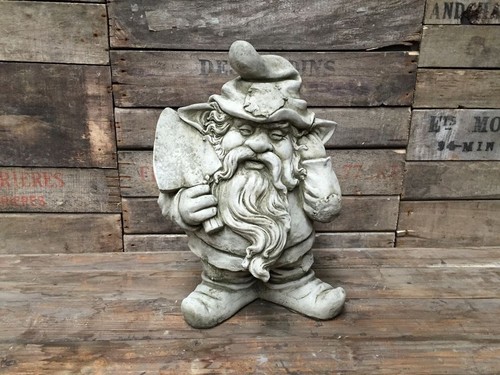 Gnome spade garden statue - &,