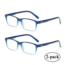 2x Gradient Reading Glasses Mens Womens Reader 1.0 1.5 2.0 2.5 3.0 3.5 4.0