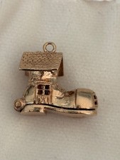 Vintage 9ct Gold Enamelled