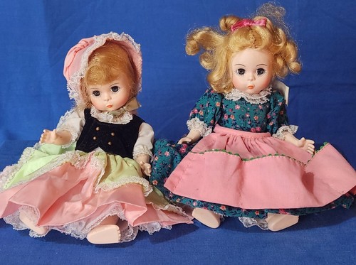 Two pretty little vintage - little, 8"