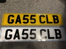 Private Number plate GA55 CLB