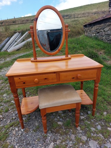 Pine dressing table - dressing, and