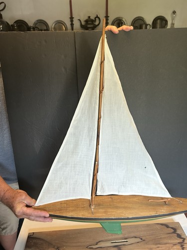 Vintage mid century pond - mid-century, pond/yacht