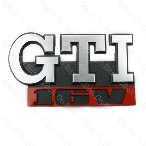 Gti 16v grille emblem - gti, badge