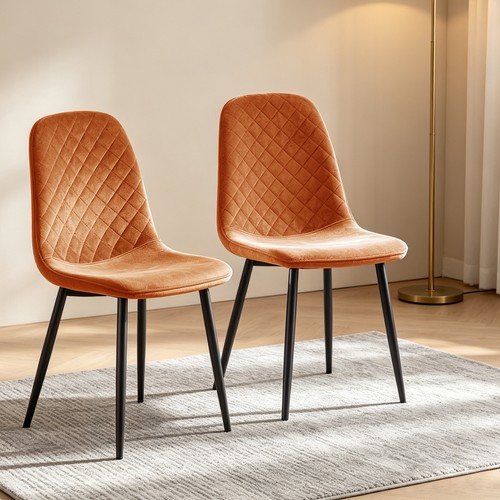Set dining chairs velvet - set, 2
