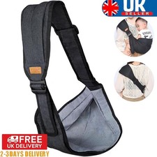 Easy Carrying Wrap Front Holding Ring Sling Baby Toddler Carrier Adjustable