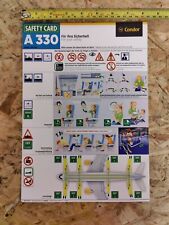 Condor Airline Safety Card Airbus A330-200 Aircraft Aviation