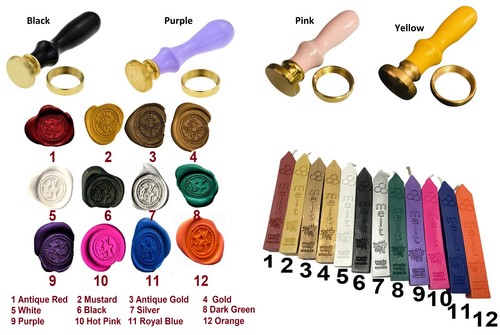 Wax stamp sealing handle only - handle,