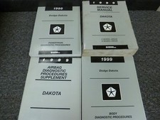 1999 Dodge Dakota Pickup Truck Shop Service Repair Manual SLT Sport 4WD V6