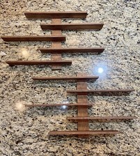 (2) Ikea LUSTIGT Wall Shelf Maria Vinka 303.818.52 STAINED NEW