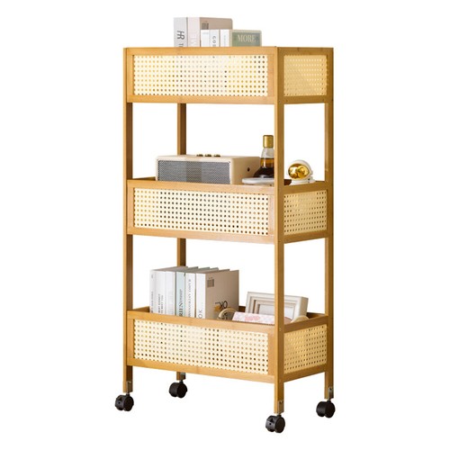 Rolling storage cart tier - rolling, 3-tier