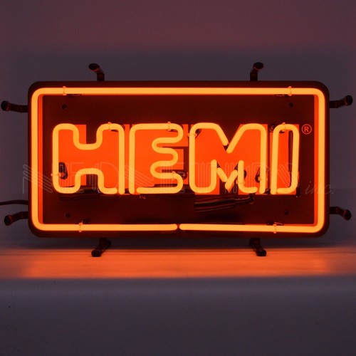 Hemi neon sign chrysler - hemi,