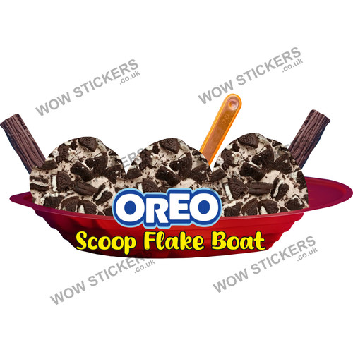 Ice cream van sticker oreo - van,