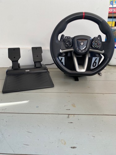 Black xbox steering - xbox, wheel