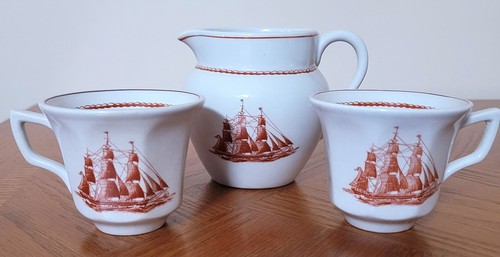 Wedgwood flying cloud rust 3pc - wedgwood,