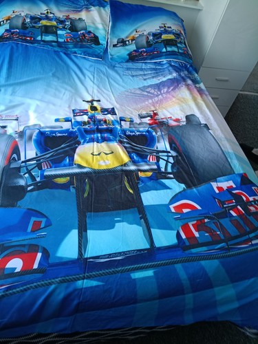Double formula one racing - one,