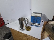 vintage pewter tankard Pinder