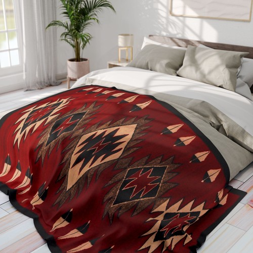 Navajo throw blanket 1925 - blanket,