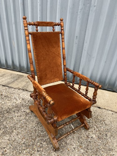 Antique american rocking chair - antique,