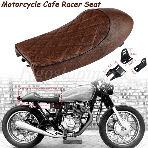 Motorcycle seat flat brat - flat,