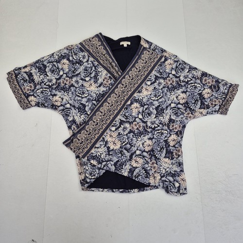 Monsoon top medium - blue, womens