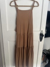 Topshop midi Dress Brown size