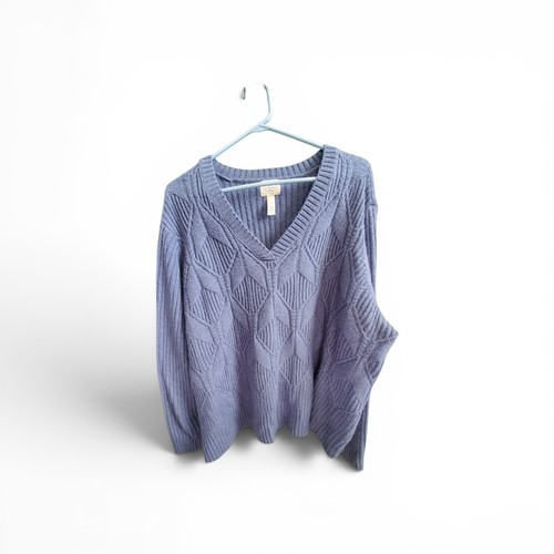 John bay v neck blue - v-neck,
