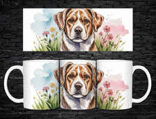 Watercolour Dog Mug 11oz