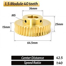 0.5/0.8/1/1.5 Module 20T to