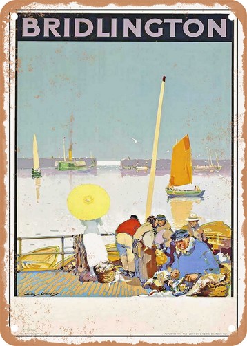 Metal sign 1922 bridlington - sign,