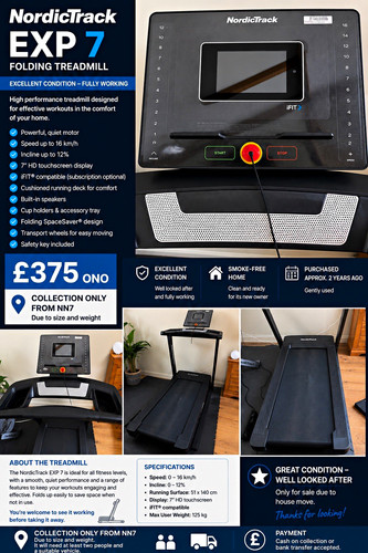Nordictrack exp electric - 7,