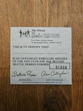 Original Beatles Fan Club