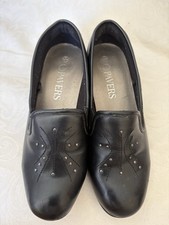 Pavers Black Heeled Shoes With