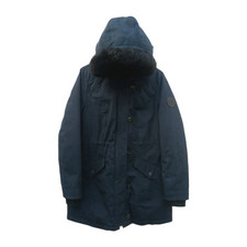 UGG Adirondack M Women's Navy Blue Parka Parker Down Filled Hooded Coat Jacket