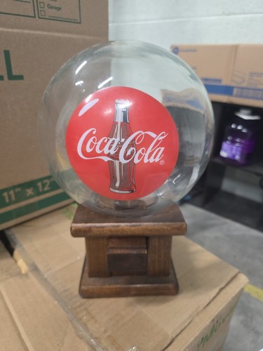 Vintage coca cola glass globe - coca-cola,
