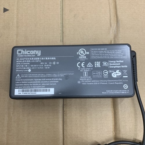 Chicony 20v 75a - 20v, 135w