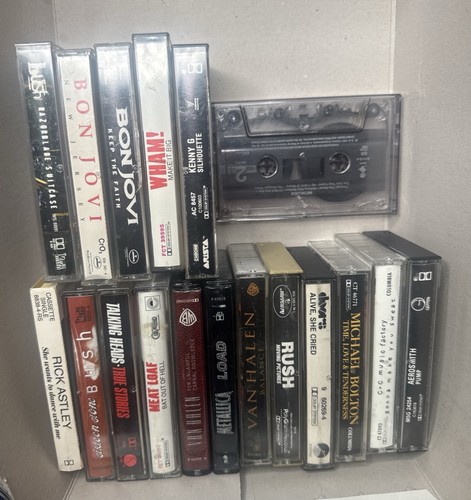 Vintage cassette tape lot - cassette,