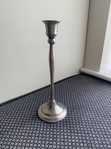 Indian pewter candlestick - indian,