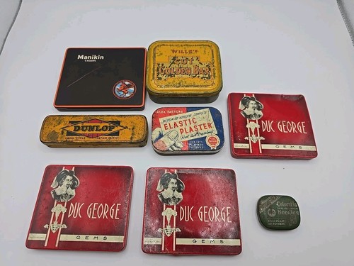Vintage tins - tins, tobacco