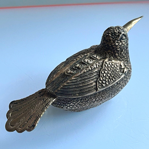 Antique burmese silver - burmese, bird
