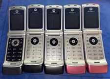 Retro 2000s Motorola Flip Phones (W375, W377) - Joblot x5 - Pink, Black, Grey