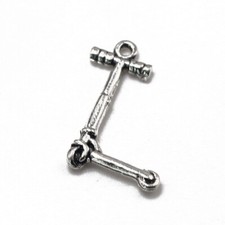 Tibetan Silver Scooter Charms