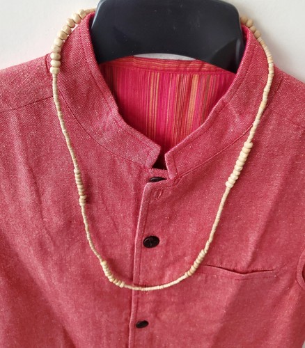 Wooden bead japa - japa, necklace