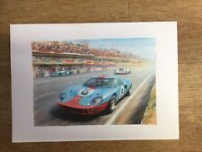 Print Of a Sketch idea For 1969 Le Mans Print By Tony Smith
