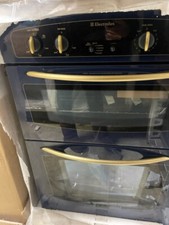 Electrolux EOD985BU built in eye level electric oven blue/gold