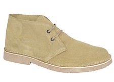 Mens Rounded Front Suede