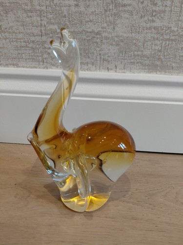 Vintage murano glass elephant - murano,
