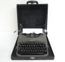 Vintage Remington Rand Typewriter with Original Carry Case British 1950s Works