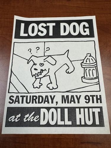 Lost dog the doll hut - lost,