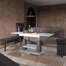 Moduvo, Marble effect, Extending Coffee table to Dining table